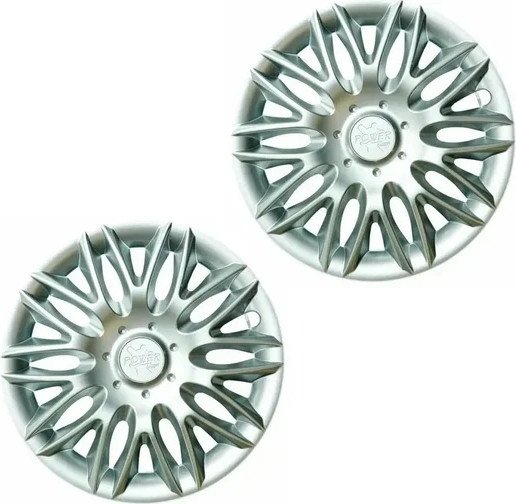 

Набор колпаков на диски Lion Пауэр 14" карбон пруж. LW1416 (2шт, серебристо-черный)