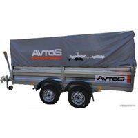 Двухосный прицеп AvtoS A35P2B тент 1200