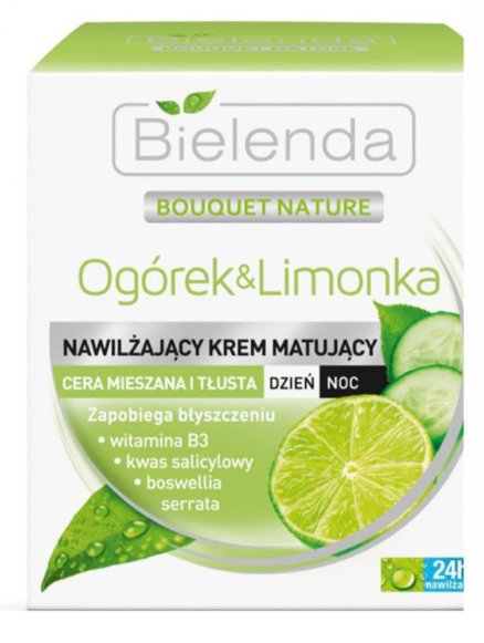 

Bielenda Огурец и лимонка матирующий день/ночь 50 мл