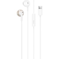 Наушники Hoco M115 USB Type-C (белый/золотистый)