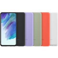 Чехол для телефона Samsung Silicone Cover S21 FE (черный)