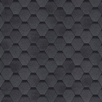 Битумная черепица Shinglas Финская соната (серый)