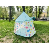 Игровая палатка Sharktoys Шатер полянка 15900002 (голубой)