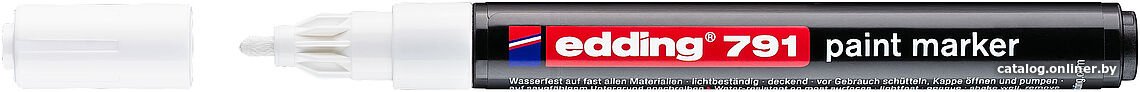 Маркер перманентный Edding 791 e-791-049 (белый)