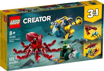 LEGO Creator 31130 Охота за сокровищами на дне моря