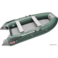 Моторно-гребная лодка Roger Boat Trofey 3100 (без киля, зеленый/серый)