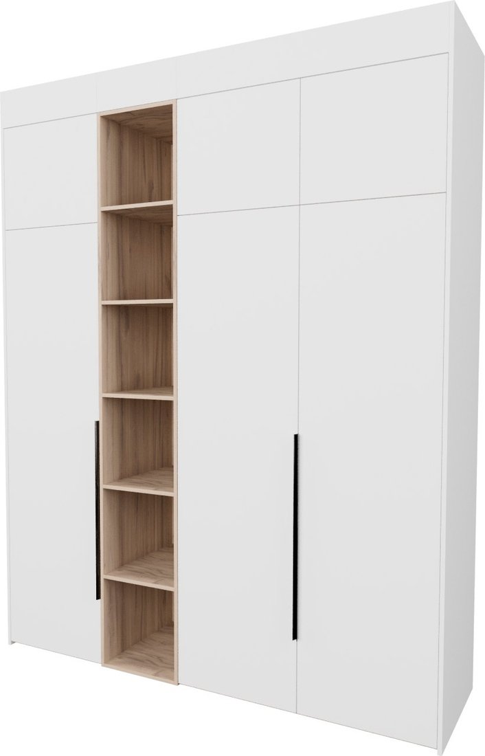 

Шкаф распашной Рэйгрупп Рэй S245-В8-2-EBЕ В8-2 (дуб элисон/белый премиум)