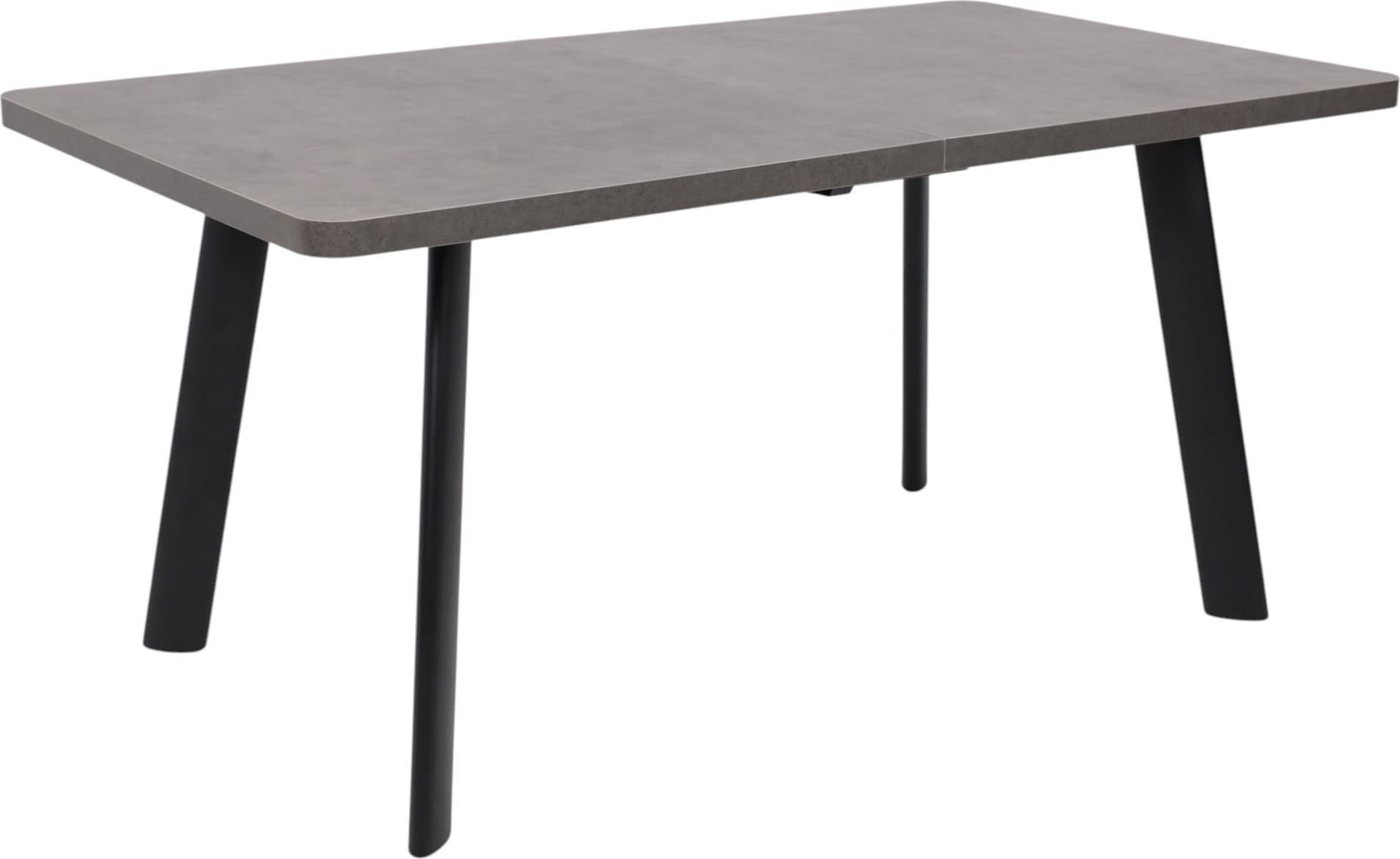 

Кухонный стол Мамадома Leon lux radial-160 раздвижной 160-205х90 (дымчатая керамика/чёрный)