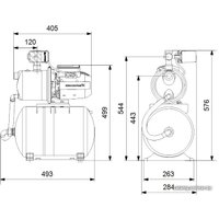 Насосная станция Grundfos JP 3-42 PT-H