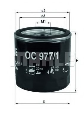 

Масляный фильтр Knecht OC9771