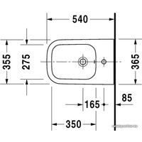 Биде Duravit Happy D.2 [2258150000]