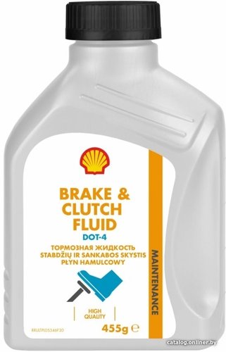 Тормозная жидкость Shell DOT4 0.5л