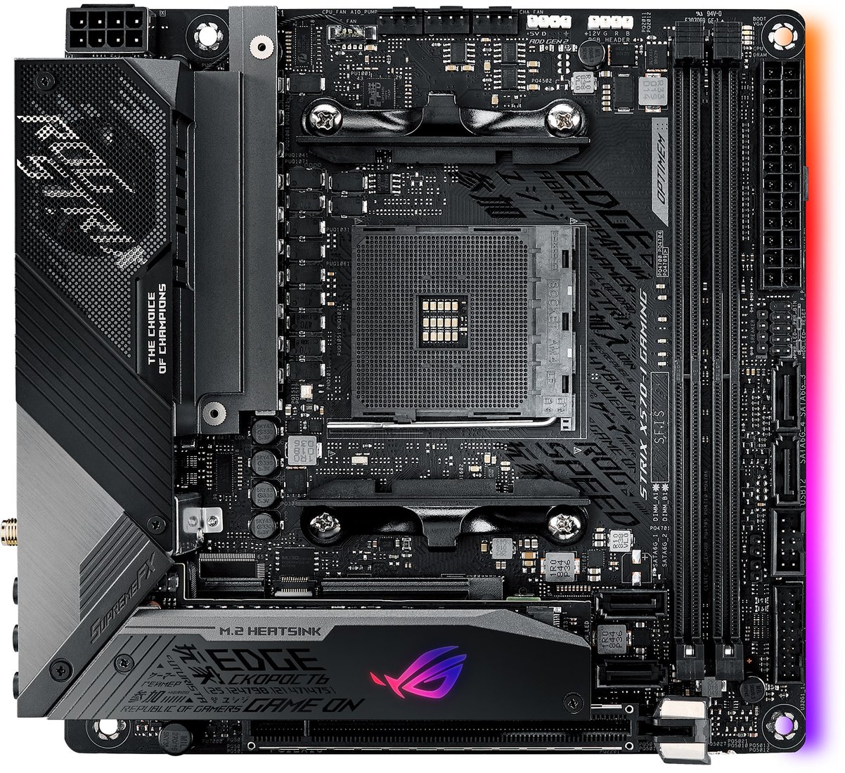 

Материнская плата ASUS ROG Strix X570-I Gaming
