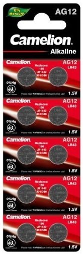 

Батарейка Camelion Camelion АG12-BP10 Mercury Free 12820