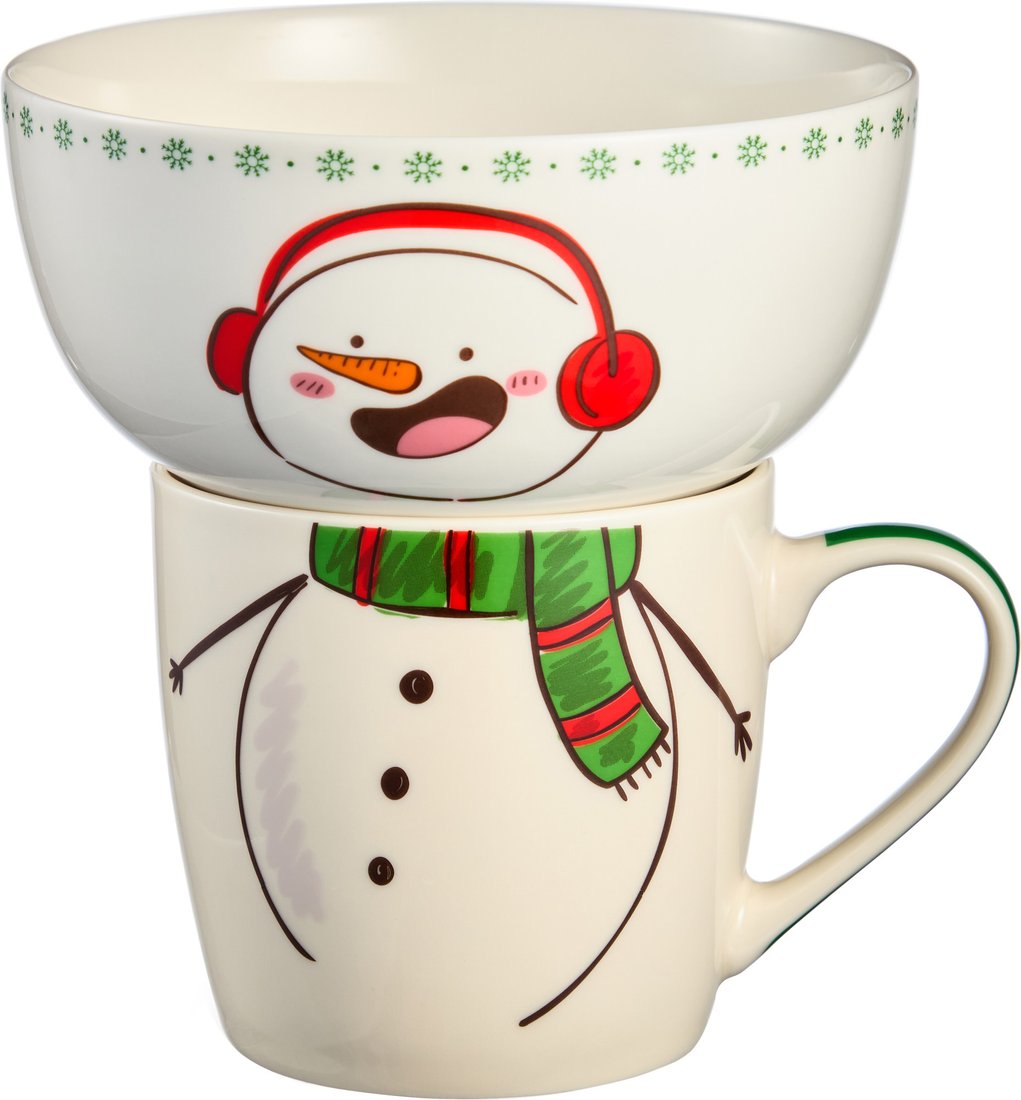 

Набор сервировочный Lefard Снеговик 260-1066