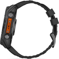 Умные часы Garmin Fenix 8 51мм (серый, черный силиконовый ремешок)