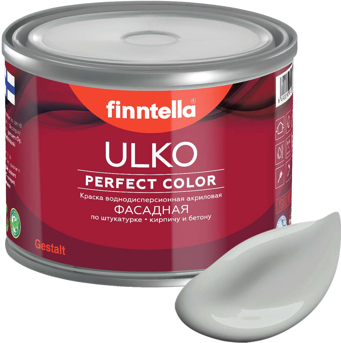 

Краска Finntella Ulko Seitti F-05-1-9-FL061 9 л (серый)