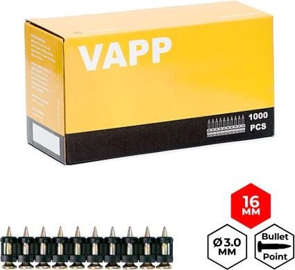 

Гвозди для пистолета VAPP VAPP.BP316 (1000 шт)