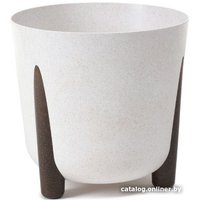 Кашпо Lamela Donica FRIDA 300 ECO wood LA246-05 (белый)