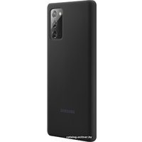 Чехол для телефона Samsung Silicone Cover для Galaxy Note 20 (черный)