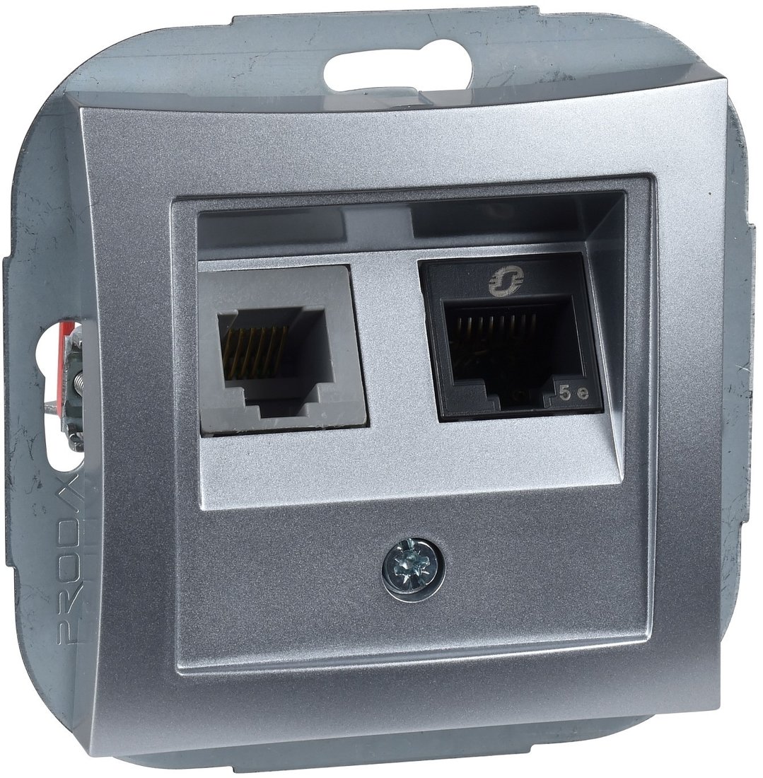 

Розетка компьютерная Schneider Electric Дуэт WDE000385