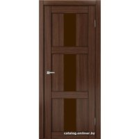Межкомнатная дверь MDF-Techno Dominika 308 80x200 (орех вела, лакобель коричневый)