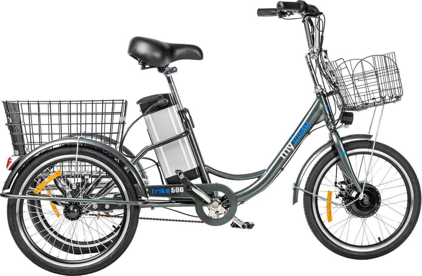 

Электровелосипед MyWay Trike 500 20 (17, графитовый матовый)