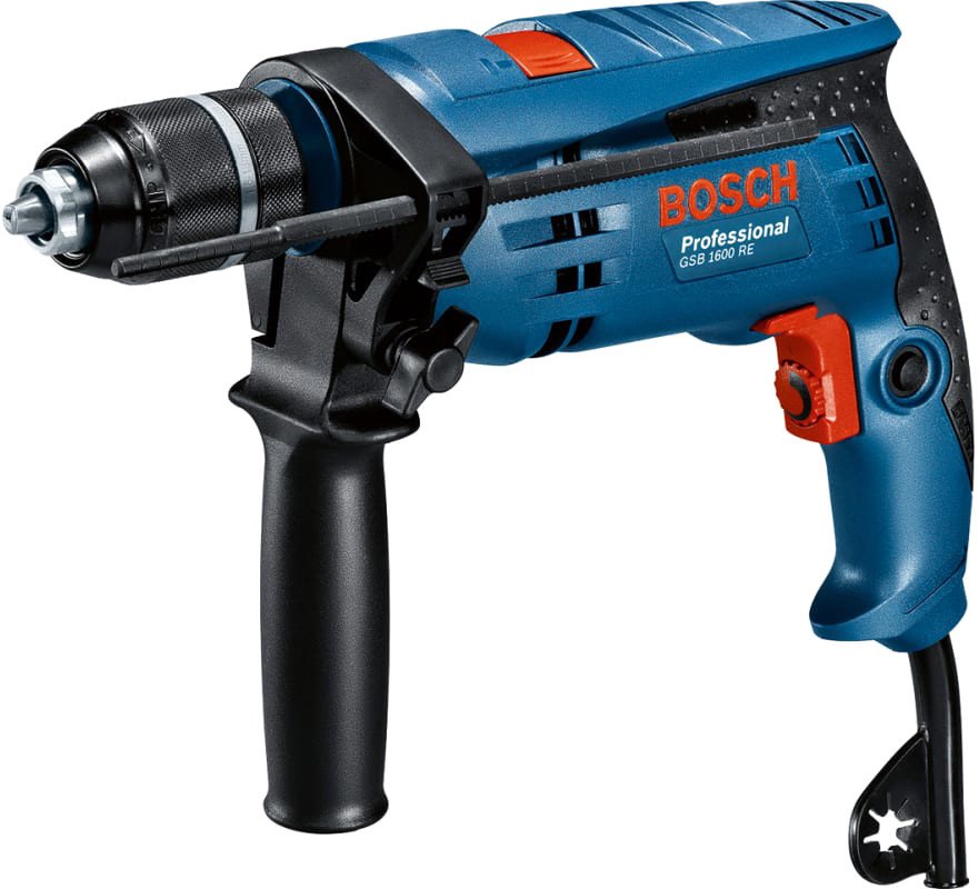 

Ударная дрель Bosch GSB 1600 RE Professional 06012181R0