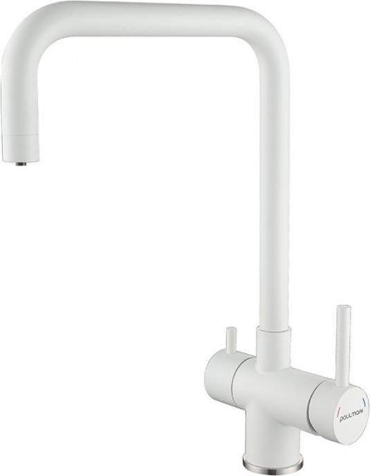 

Смеситель Paulmark Wetter We213030-431 (белый матовый)