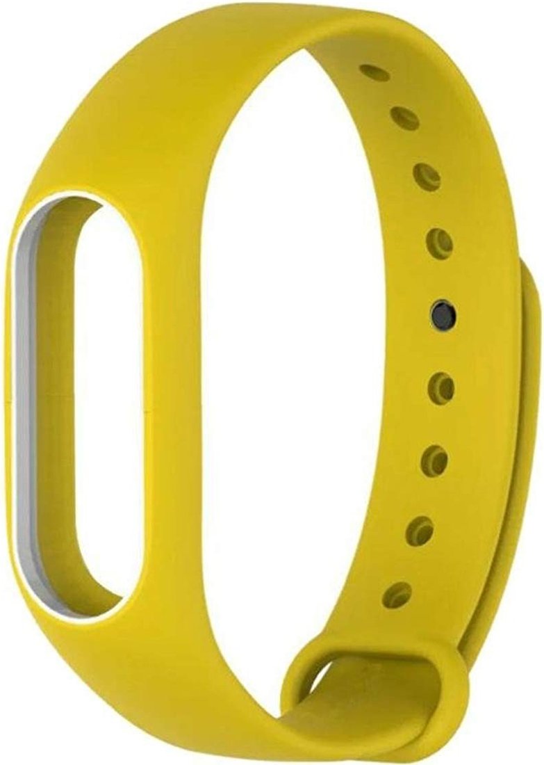 

Ремешок Xiaomi для Mi Band 2 (желтый/белый)