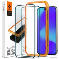 Защитное стекло Spigen Align Master Full Cover для iPhone 14 Pro Max AGL05204 (2 шт)