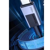 Кабель Ugreen L513 45067 USB Type-C - USB Type-C (1 м, черный)