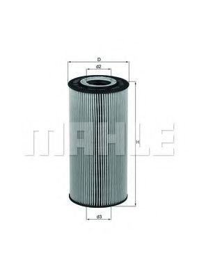 

Масляный фильтр Mahle Knecht OX1231D
