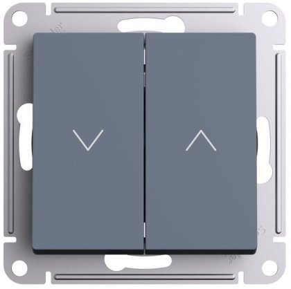 

Выключатель для жалюзи Systeme Electric AtlasDesign ATN000719 (грифель)