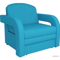 Кресло-кровать Мебель-АРС Кармен-2 (рогожка, синий)