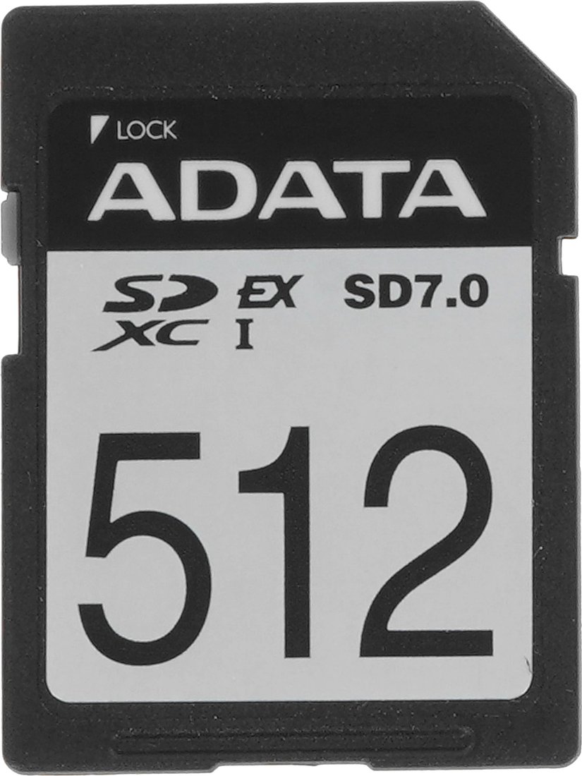 

Карта памяти ADATA Premier Extreme SDXC SD 7.0 512GB ASD512GEX3L1-C