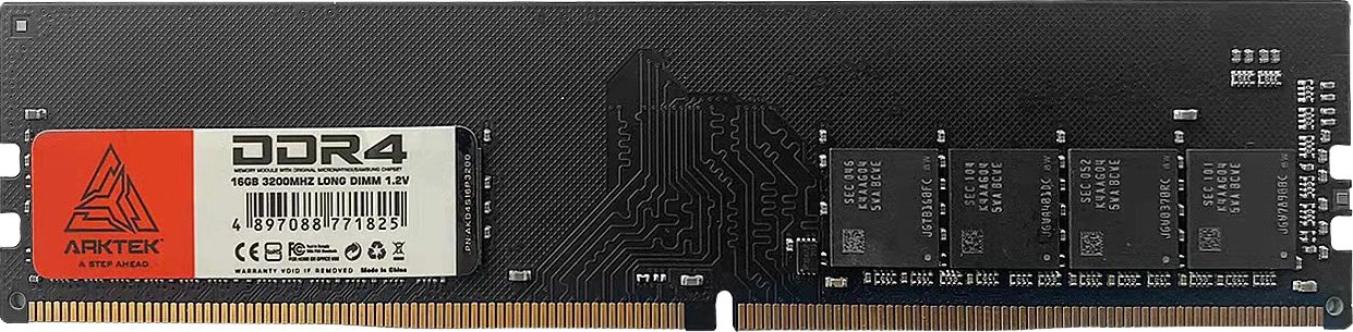 

Оперативная память Arktek 16ГБ DDR4 3200 МГц AKD4S16P3200