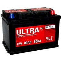 Автомобильный аккумулятор Ultra PRO R+ (80 А·ч)