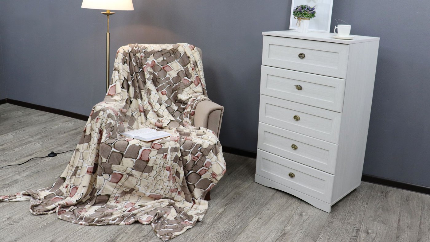 

Плед Tex Republic Камешки TF FN F13BR a1520 150x200 см (коричневый/бежевый)