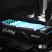 Оперативная память Kingston FURY Beast RGB 8GB DDR4 PC4-24000 KF430C15BBA/8 в Бресте