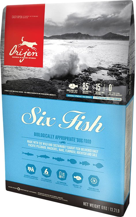 

Сухой корм для собак Orijen 6 Fish 11.4 кг