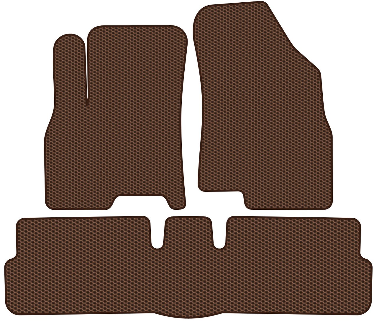 

Комплект ковриков для авто Alicosta Chery Tiggo 7 pro (suv) 2019 - Н.В. задний цельный (коричневый, сота)