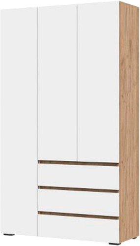 Стендмебель Хелен ШК 06 (белый/дуб крафт золото)