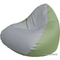 Кресло-мешок Flagman Relax P2.3-57 (белый, оливковый)