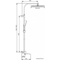 Душевая система  Gappo G2407-40