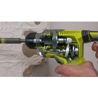 Перфоратор Ryobi R18SDS-125S 5133003818 (с 1-им АКБ, сумка)