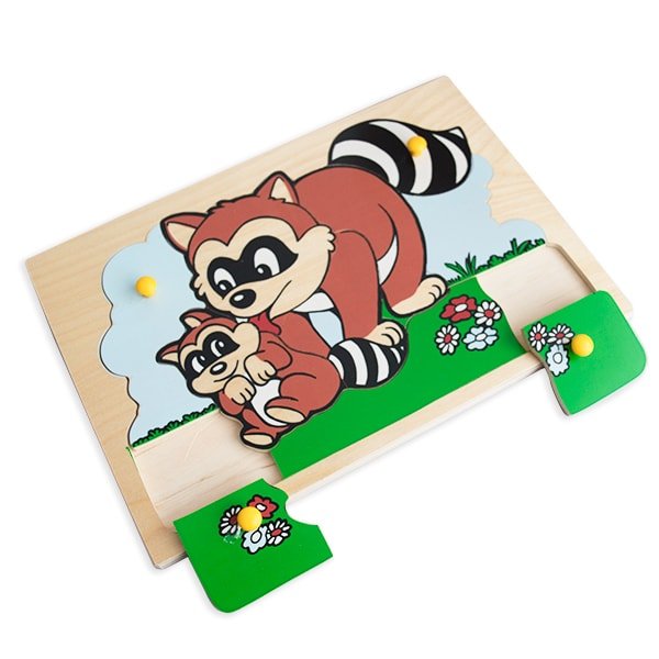 

Мозаика/пазл ЛЭМ Еноты 1408