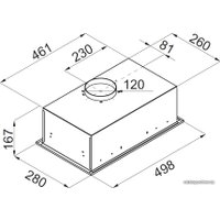 Кухонная вытяжка MAUNFELD Crosby Singl 5028 (бежевый)