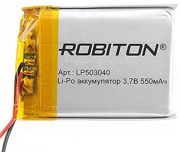 

Аккумулятор Robiton LP503040 550mAh 1 шт