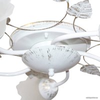 Припотолочная люстра Элетех Глория 151 НПБ 01-5х60-102 Е14 1005402939 (белый/золото)